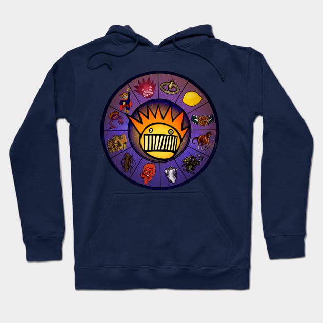 Boognish Rising 2.0 - Horoscope Birth Chart for Ween Hoodie by brooklynmpls